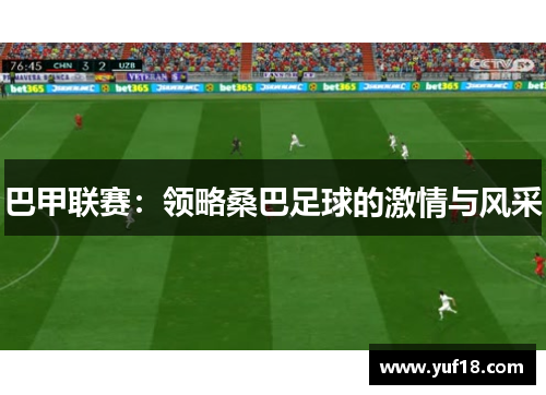 巴甲联赛：领略桑巴足球的激情与风采